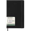 Moleskine Agenda Settimanale con Spazio per Note 12 Mesi 2024, Agenda 2024, Formato Large 13x21, Copertina Rigida e Chiusura Elastica, Colore Nero