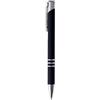GFD GIOTTO 200 Penne Personalizzate con Scritta e Logo - Penna in Metallo con Incisione Laser, Idea Personalizzabile Ufficio, Inaugurazioni, Fiere, Gadget Promozionali (200 Penne Nero)