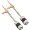 HAMPPLIES 2pezzi Vite per Arco Violino in Metallo Argento, Facile da Installare e Resistente All'usura, Accessori per Riparazione Arco 4/4 e 3/4 per Amanti del Violino