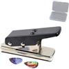 Generico Heavy Duty Guitar Pick Maker, Guitar Picks Hole Punch, Art Craft Supplies, ABS + Metal Construction, Fast and Effective for Musicians, Small and Large Size (A)
