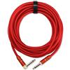 Pronomic Trendline INST-6R Cavo per Strumenti 6m rosso, Connettori: jack 6 | 3mm (angolato) -> jack 6, Lunghezza: 6 m, Diametro: ca. 7mm, Rame privo di ossigeno, Schermatura in rame ad alta densità
