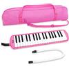 keepdrum Melodica 37 tasti con tasca Rosa Rosa