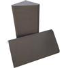 ZStyle Bass Trap Lisce Triangoli Trappole Basse Frequenze Audio 30x30x80 cm Poliuretano Alta Densità (Antracite Classico)