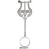 LAOJIA Lira da Marcia per clarinetto leggio Portatile Clip per spartiti Musicali Morsetto in Ferro sul Supporto,Porta Musica per clarinetto Lira
