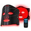 V VYM By Clinmate VYM - Maschera per terapia a luce rossa: 292 LED professionale per terapia a luce rossa a infrarossi per la terapia del viso a LED, per sostituire il ringiovanimento dei fotoni, colore nero