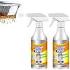 PETSBURG All-purpose Kitchen Pots and Pan Cleaner, Kitchen Bubble Cleaner Spray, Heavy Duty Degreaser Spray, All-purpose Foaming Heavy Oil Stain Cleaner, for Range Hood, Oven, Pots, Sink (2pcs)