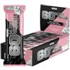 Weider 24 barrette proteiche al 60% ad alto contenuto proteico con 27 g di proteine, poco zucchero, BCAA e zinco, ideali per la crescita muscolare, fragola