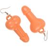 realGOOS Coppia di orecchini pisello rosa per la sposa alla festa hot di addio al nubilato sexy party gadget per adulti 18+