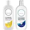 Zrolbentg Detergente per pavimenti, 500 ml, confezione da 2 pezzi, senza profumo e limoni, detergente compatibile con Tineco Floor One S3/S5/S6/S7, serie iFLOOR, soluzione per la pulizia dei pavimenti per