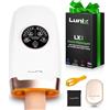 Lunix - Massaggiatore elettrico senza fili, 6 livelli di pressione per artrite, sollievo dal dolore, tunnel carpale e intorpidimento delle dita, massaggiatore Shiatsu con compressione e calore