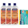 Dc Casa NUNCA SET 3 CONFEZIONI DETERGENTE PULIZIA PAVIMENTI COTTO- WINTO COTTO 1LT più 50 PANNI ELETTROSTATICI CATTURAPOLVERE 22X29.