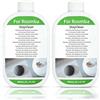 JKDND Detergente for Pavimenti, 2 Bottiglia, 300ml Profumo Fresco, Formula a Bassa Schiuma, Pulizia Profonda, Compatibile con Roomba Plus 405/505/Max 705 Robot for la Pulizia
