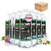 BiOHY Detergente per pavimenti per robot, stazione con profumo primaverile (9 x 1 litro) + dosatore, detergente concentrato per tutti i robot pulitore e aspirapolvere con funzione bagnata, braccio di