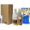 Chimiver Kit pulizia parquet oliati. Set per la manutenzione/detergenza di pavimenti in legno oliati: 1L LIOS SOFT BALM+1L LIOS KRONOS+1 PANNO MICROFIBRA DRY WET+200ml IN OMAGGIO DI CERAMIC CLEANER