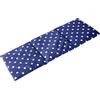 Giraffenland Cuscino riscaldabile con 3 compartimenti 20x50cm - noccioli di cilieglia - Stelle blu - Cuscino termico utilizabile caldo o freddo