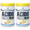 HYTAMA TOOLS Chemica Solutions - Acido Citrico monoidrato Ecologico Multifunzione, Detersivo pavimenti, Pulizia Calcare lavatrice,Brillantante Decalcificante,Alimentare E330 2Kg