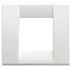 Vimar 17097.01 Serie IDEA Placca 1-2M, 8,8 x 8 x 0,89 cm, Plastica, Bianco
