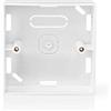 NEDIS WIFIWB10WT - Accessori SmartLife per WIFIWC10WT / WIFIWS10WT / WIFIWS20WT, scatola posteriore ABS, colore: Bianco