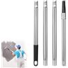 XIZAO Asta Estensibile per Rullo da Pittura: Pali Telescopici Estensibili in Acciaio Inox Leggero e Durevole con Adattatore Affusolato per Pittura e Pulizia delle Finestre 1,6 m
