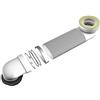 Bonomini 8620IX10B0 Curva Regolabile, Bianco