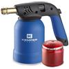 INCA Lampada Per Saldare Tornado Accensione Piezo Con Cartucce Gas 190 Gr. Kit Pronto All'Uso (Saldatore + 1 Cartuccia)