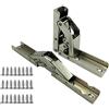 WANLIAN 90 gradi pieghevole porta/mensola cerniera nascosta staffa supporto tavolo parti mobili (4PCS)…