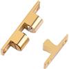 Wokyo Chiusura a doppia sfera in ottone massiccio per porta armadietto, chiusura a doppia sfera, per yacht marini, camper, serratura, facile installazione (oro, 70 mm - 1 pz)