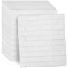 Vigevee 20 pezzi carta da parati 3D 77x70cm autoadesiva per retro cucina, effetto mattoni, 5 mm, adesivi impermeabili per parete, decorazione adesiva per cucina, soggiorno, bianco