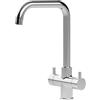 Shurity Rubinetto da cucina 3 vie Shurity Monza 3/8" (Cromo)