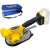 Gotrain Strumento vibrante senza fili per piastrelle, compatibile con batteria Dewalt 20 V max, vibratore portatile a ventosa per piastrelle, adsorbimento 200 kg con ventosa da 200 mm, display digitale e 6