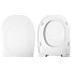 HYDRO HOME Copriwater Grace Globo termoindurente bianco compatibile CHIUSURA AMMORTIZZATA e SGANCIO RAPIDO by HYDRO HOME
