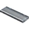 Fenau | Grigliati Gradini/Gradino (R11) XSL - Dimensioni: 800 x 270 mm - MW: 30/30 mm, zincato a caldo, Gradino in acciaio a norma DIN, Scale di fuga adatte, Effetto antiscivolo