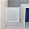 ErModa GYJ Porta a Battente Bianca per Caffè, Saloon, Controsoffitto, Bar e Bagno - Moderna Porta Oscillante (Dimensioni: W60cmxH90cm)