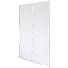 bricoleva.it Zanzariera Magnetica Regolabile per Finestre e Porte - Zanzariera Attacca & Stacca 140 x 250 cm - Altezza e Larghezza Regolabili - Lavabile e Facile da Installare (Bianca)