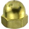 bricoleva.it Dadi Ciechi in Ottone, Dado Cieco in Ottone Esagonale per Viti e Barre Filettate Sporgenti e Bulloni Filettati, Confezione Dadi Cappuccio Esagonali in Ottone (Color Ottone 4 Pezzi,M10)
