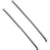 Solimeta Confezione da 2 connettori flessibili per scaldabagno corrugato in acciaio inossidabile resistente, per scaldabagno, addolcitore d'acqua, lunghezza 61 cm