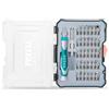TOTAL - Cacciavite con Set di 30 Punte di Precisione - Include Punte Phillips, Torx e Esagonali - Manico Bimateriale Cromo Vanadio