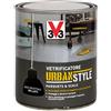 V33 Urban Style Vetrificatore, Nero Industriale Brillante, 0.75 l