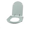 ACB/COLBAM Copriwater Dolomite ZAGARA GRIGIO MANHATTAN Cerniera Cromo-Sedile-Asse Wc