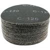 HobbyPower24 25 dischi abrasivi da 225 mm, grana per levigatrice a secco, giraffa, levigatrice da parete, a collo lungo, autoadesivi, carta vetrata (grana 120)