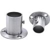 Konrunppy 2 Pezzi Acciaio Inox Tubo Flangia Base di Staffa di Supporto per Asta (25mm)