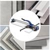Shiyinge 800 mm manuale professionale tagliapiastrelle tagliapiastrelle doppio binario con supporti di posizionamento a infrarossi strumenti per taglio a prescissione blu spessore massimo 15 mm