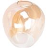 DECOMELODY Paralume in Vetro Color Ambra per Lampada da Terra e Applique, Coprilampada Versatile e Lineare per Arredamento Elegante e Funzionale