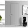 FIP Porte Italiane, Porta Bianca Filo Muro Easy Wall Moderna, con Serratura Magnetica, Installazione Semplice su Muratura o Cartongesso, 80x210 cm, Apertura Destra a Spingere e Sinistra a Tirare