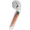 vetrine in rete StrapsCo Soffione doccia universale da bagno con filtro depuratore a sassi, 3 filtri anticalcare, getto forte, doccetta ABS59174 D93