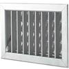 Vecamco Bocchetta Aria cm22x15 ALLUMINIO-Griglia per Caminetto Regolabile con Serranda