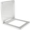 IDROTOP Copriwater per SIMAS FROZEN AVVOLGENTE come ORIGINALE TERMOINDURENTE BIANCO cerniera inox
