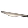 Gedotec maniglia per mobili moderni cucina 128 mm maniglia modanatura bronzo antico opaco spazzolato (1 pezzo - BA 128 mm, aspetto acciaio inox)