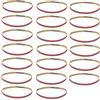Tomotato 20 Pezzi/Set di Nastri Abrasivi, Strumento di Sostituzione della Striscia Abrasiva Abrasiva 330x10mm per Levigatrice a Nastro Elettrica Mini(180#)