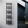 ELEGANT Radiatore da bagno, 1600 x 400 mm, colore antracite, con attacco centrale, scaldasalviette